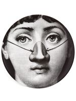 Fornasetti assiette décorative Tema e Variazioni (26 cm) - Blanc