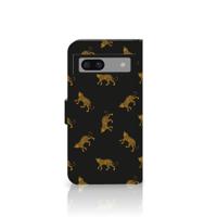 Telefoonhoesje met Pasjes voor Google Pixel 8A Leopards