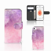 Hoesje Apple iPhone 5 | 5s | SE Pink Purple Paint - thumbnail