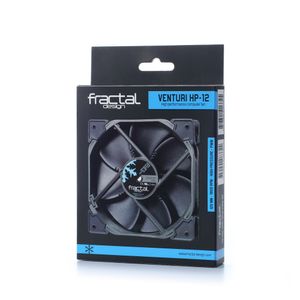 Fractal Design Venturi HP-12 PWM PC-ventilator Zwart, Grijs (b x h x d) 120 x 120 x 25 mm