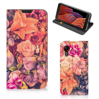 Samsung Galaxy Xcover 5 Smart Cover Bosje Bloemen - thumbnail