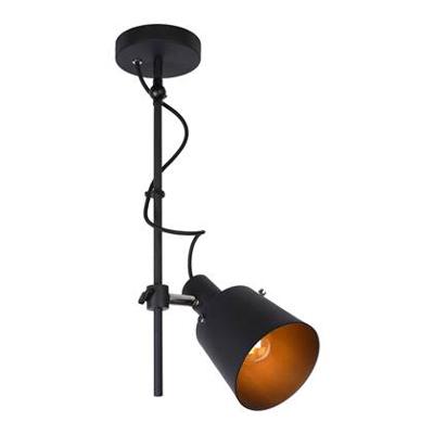 Lucide QUINNY Plafondspot 1xE27 - Zwart