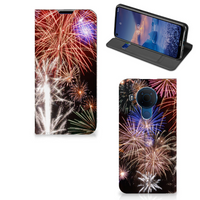 Nokia 5.4 Hippe Standcase Vuurwerk