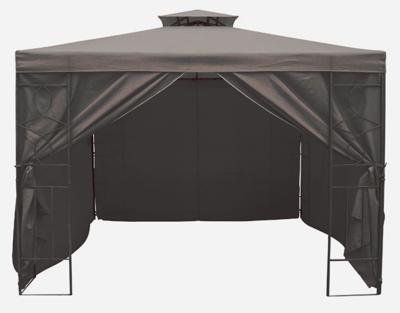 Premium Zijwanden Voor Tuinpaviljoen Antraciet - 4 Delig Premium Zijwanden Voor Tuinpaviljoen Antraciet - 4 Delig