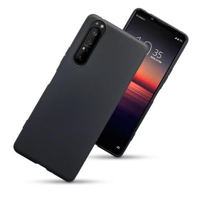 Qubits - Softcase hoes - Sony Xperia 1 II - Zwart