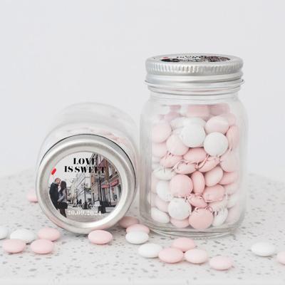 Mini Mason jar met foto