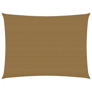 Zonnezeil 160 g/m 2x3,5 m HDPE taupe