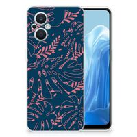 OPPO Reno8 Lite TPU Case Palm Leaves - thumbnail