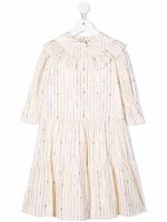 Gucci Kids robe à volants - Tons neutres