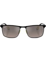 Ray-Ban lunettes de soleil Chromance àplaque logo - Noir