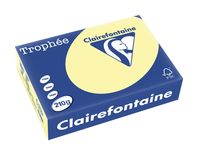 Clairefontaine Trophée Pastel, gekleurd papier, A4, 210 g, 250 vel, kanariegeel - thumbnail