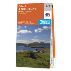 Wandelkaart - Topografische kaart 376 OS Explorer Map Oban & North Lor