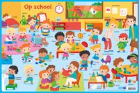 Educatieve onderleggers - Op school - thumbnail