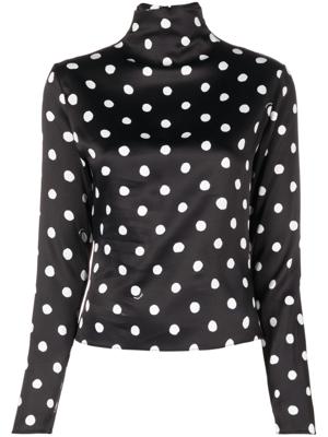 Marni Blouse met stippen - Zwart