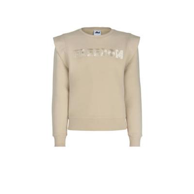 Shoeby Jill & Mitch sweater Katia met tekst ecru Shoeby Jill & Mitch sweater Katia met tekst ecru