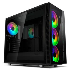 Fractal Design Define S2 Vision - RGB Midi-tower PC-behuizing Zwart