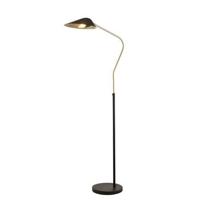 Searchlight Swan Vloerlamp - Zwart/Goud