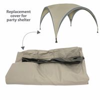 Bo-Camp Doek Party Shelter Large