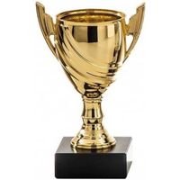 Gouden trofee beker eerste prijs 13 cm - thumbnail