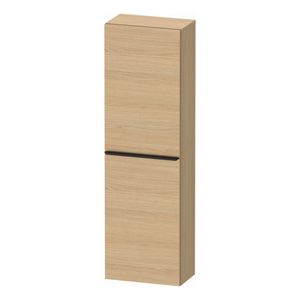 Hoge Kast Duravit D-Neo Kolomkast Wand 132 cm Linksdraaiend Mat Natuur Eiken