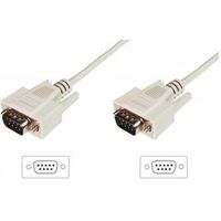 Digitus AK-610107-030-E 3m DSUB, 9-pin DSUB, 9-pin Beige seriële kabel