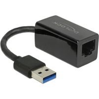 SuperSpeed USB-A (USB 3.1 Gen 1) male > Gigabit LAN 10/100/1000 Mbps compact Adapter