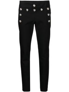 Gucci pantalon slim à boutons décoratifs - Noir