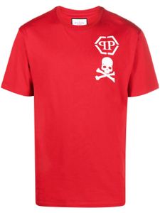 Philipp Plein t-shirt à logo imprimé - Rouge