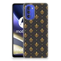 Motorola Moto G51 5G TPU bumper Franse Lelie - thumbnail