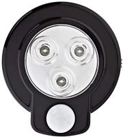 Müller Licht LED batterij lamp rond met bewegingsmelder zwart incl 3xAAA batterij ML400080
