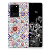 Samsung Galaxy S20 Ultra TPU Siliconen Hoesje Tiles Color