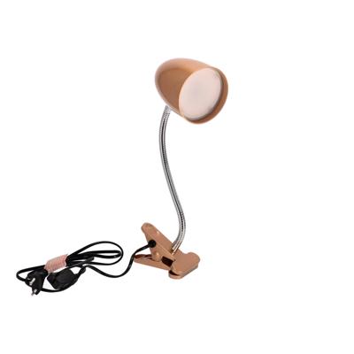 Gebor - Praktische Gouden Led Leeslamp - Bureaulamp Met Klem - 21 X 12 X 36 Cm - Buigbare Klemlampen – Nachtlamp