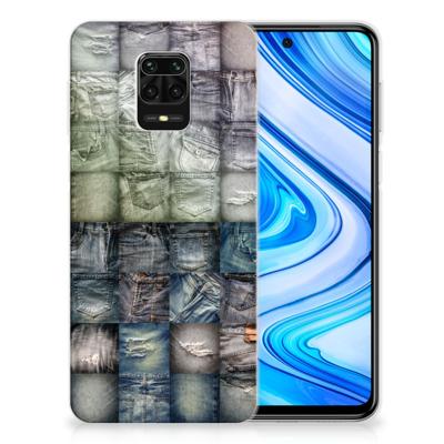 Silicone Back Cover Xiaomi Redmi Note 9S | Note 9 Pro Spijkerbroeken