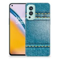 OnePlus Nord 2 5G Silicone Back Cover Jeans - thumbnail