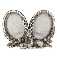 Clayre & Eef 2F0564 fotolijst hert REH ca. 17 x 2 x 17 cm / 6 x 8 cm (2)