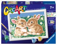 Ravensburger creart serie E fluffy bunnies