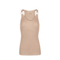 Morgan gebreide top met glitters sable