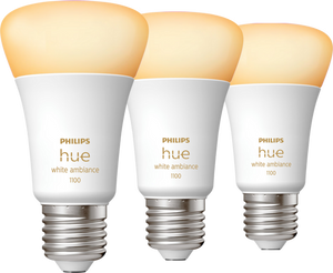 Philips Hue White Ambiance E27 1100lm 3-pack