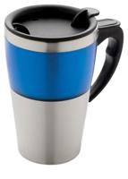 XD Design thermosbeker Highland 0,35 liter RVS/ABS blauw/zilver