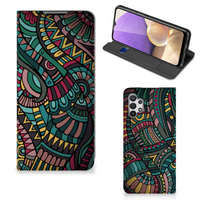 Samsung Galaxy A32 5G Hoesje met Magneet Aztec - thumbnail