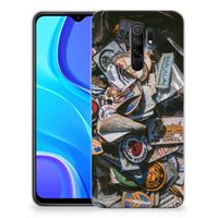 Xiaomi Redmi 9 Siliconen Hoesje met foto Badges