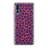 Purple Giraffe: Huawei P20 Pro Transparant Hoesje