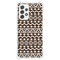 Samsung Galaxy A53 5G Doorzichtige Silicone Hoesje Aztec Brown - thumbnail