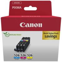 Canon Inktcartridge CLI-526 C/M/Y Multipack Origineel Combipack Cyaan, Magenta, Geel 4541B018 - thumbnail