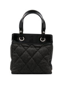 CHANEL Pre-Owned sac cabas matelassé losanges - Noir