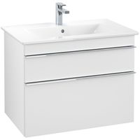 Villeroy & Boch Venticello wastafelonderkast 75.3x59cm 2x lade mat wit A92501MS