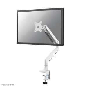 Neomounts NM-D750WHITE 1-voudig Monitor-tafelbeugel 25,4 cm (10) - 81,3 cm (32) Kantelbaar, Zwenkbaar Wit