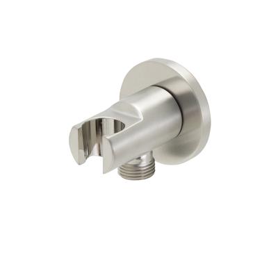 Mueller Round wand aansluitbocht RVS look