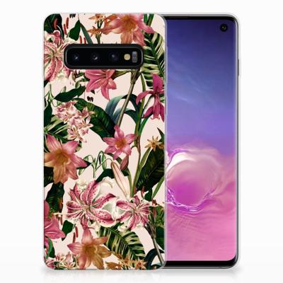Samsung Galaxy S10 TPU Case Flowers Samsung Galaxy S10 TPU Case Flowers