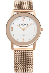 Horlogeband Skagen 39LRR1 / X00007682 / 120mm Staal Rosé 18mm